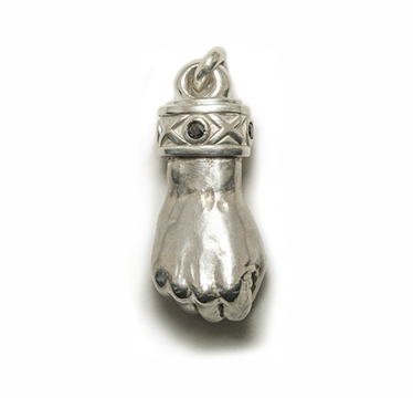 The Servant with Tristan and Isolde Cuff 750 Yellow Gold with VS Diamonds