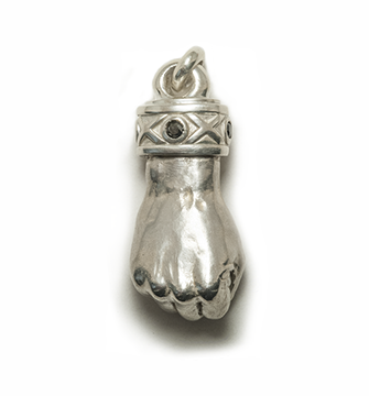 The Servant with Tristan and Isolde Cuff 750 Yellow Gold with VS Diamonds